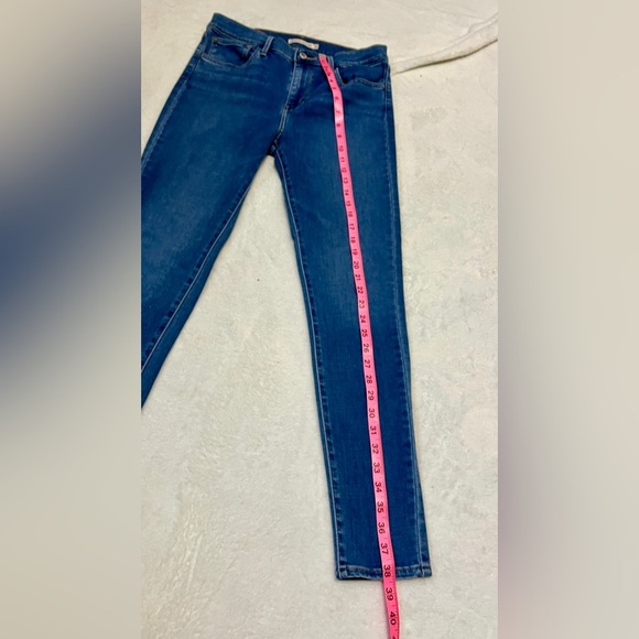 Levi’s High Rise Super Skinny Light Wash Jeans - Size 30 - Picture 9 of 10